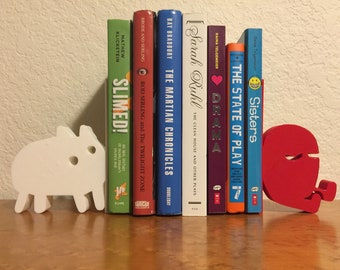 Baba Is You Bookends - Baba and Keke 3D Printed Book Ends