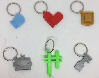Enter the Gungeon Item Keychains