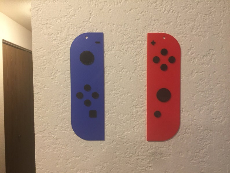 Nintendo Switch Joy Con Wall Art - Nintendo Decor, Game Room Decor, Gaming Wall Art image 1