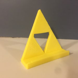 トライフォース フォン ホルダー - ゼルダの伝説 3D プリント フォン ホルダー