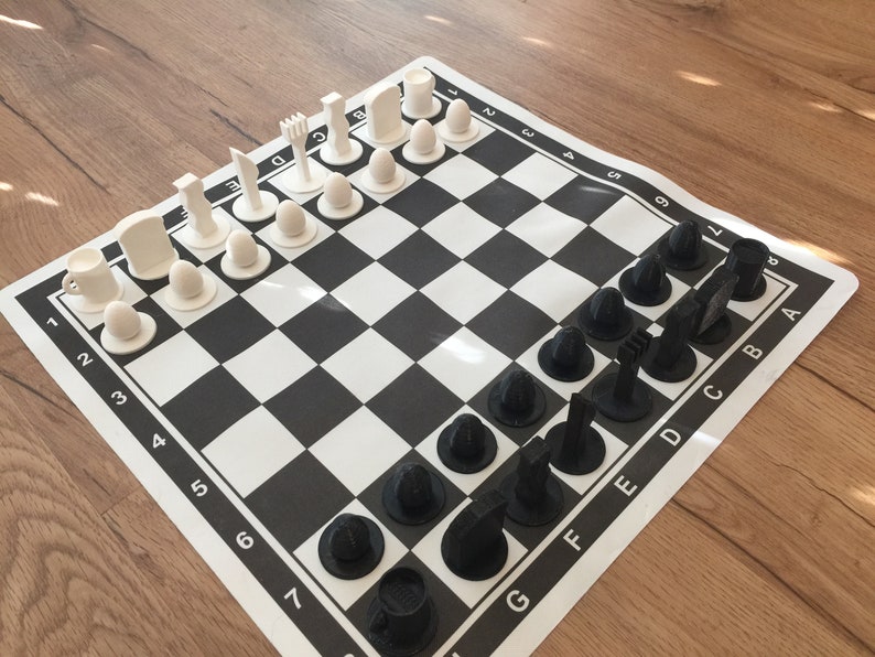 Breakfast Chess - 3D Printed Chess Pieces [BOARD NOT INCLUDED], Custom ...