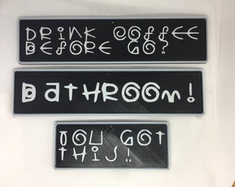 Earthbound Mr. Saturn Text Box Sign - Customize Your Quote!