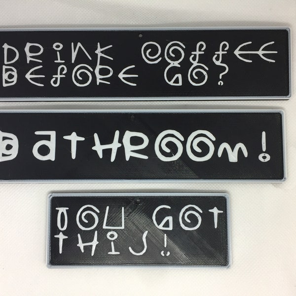 Earthbound Mr. Saturn Text Box Sign - Customize Your Quote!