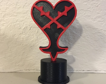 Heartless Emblem Statue - Kingdom Hearts 3D Printed Figurine