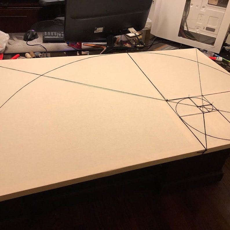 Custom Golden Ratio Wall Art Etsy