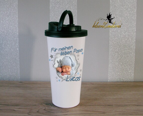 Fototasse Bedruckt Mit Ihrem Foto Und Wunschtext Tumbler Etsy