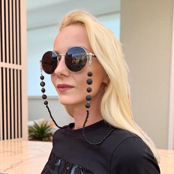 Unisex Stylish Chain Detail Sunglasses Siminsem Hip Hop Metal Chain Sunglasses, Women main image 3