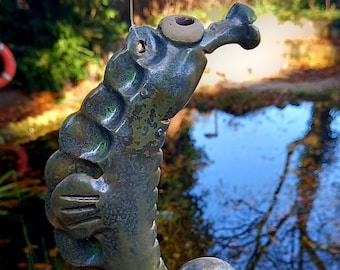 Ceramic seahorse