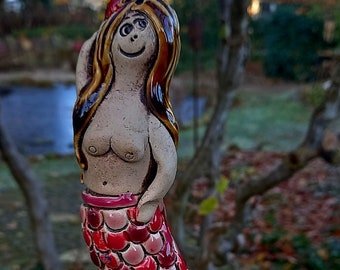 Ceramic mermaid