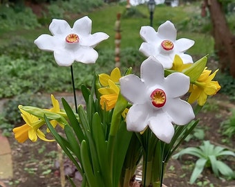 Ceramic daffodil 6 cm tall