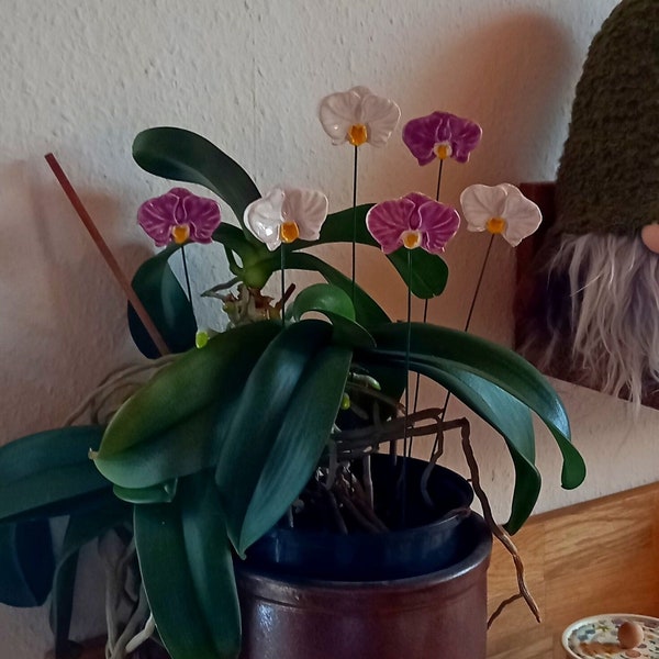Orchidée en céramique