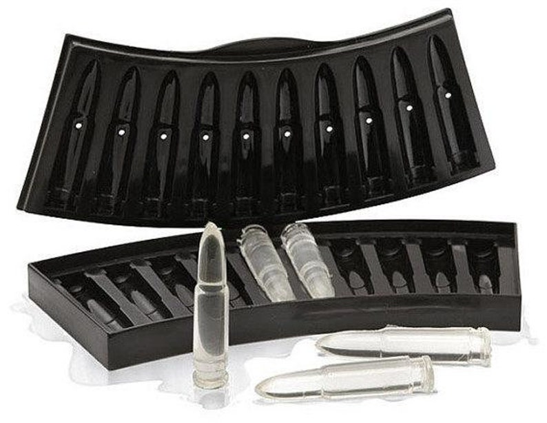 10-cavity Bullet Ice Tray Ice Mold Flexible Silicone Mold Handmade DIY Mold