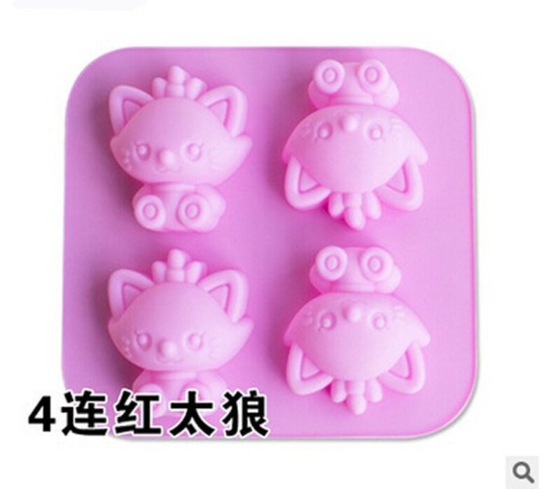 Baking Tools Chocolate Mold Household Kitchen Red Wolf Silicone Cake Mold Baking Molds Toast Sculpting Forming Craft Supplies Tools