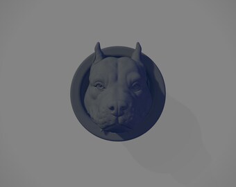 Coppia di tappi per le orecchie per cani Pitbull di dimensioni personalizzate - Tappi per orecchie Pit Bull con tunnel auricolare a doppia svasatura