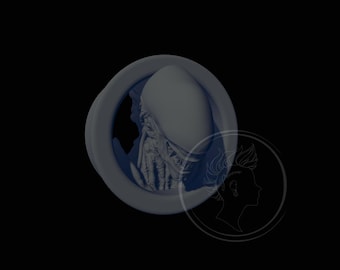 Custom Sized Pair Alien Inspired Xenomorph Earplugs - Double Flare Ear Tunnel