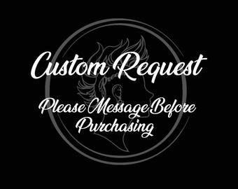 Solicitud de diseño personalizado y par de tapones para los oídos de tamaño personalizado - Túnel de oído de doble acampanado