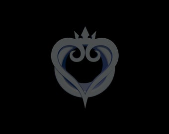Benutzerdefinierte Größe Paar Kingdom Hearts Inspiriert Kronen Ohrstecker - Double Flare Ohrtunnel