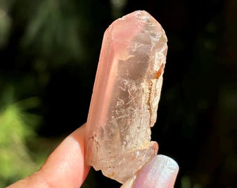 Pink Lithium Quartz Point -Lithium Phantom Quartz Crystal Point- Crystal Collector Gift - Mineral Specimen