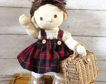 Dinkum Dolls Clothing - Handmade Dress. INCLUDES FREE BOW