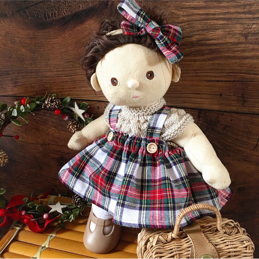 Dinkum Doll Clothes Tartan Pinny Skirt Includes FREE BOW Etsy