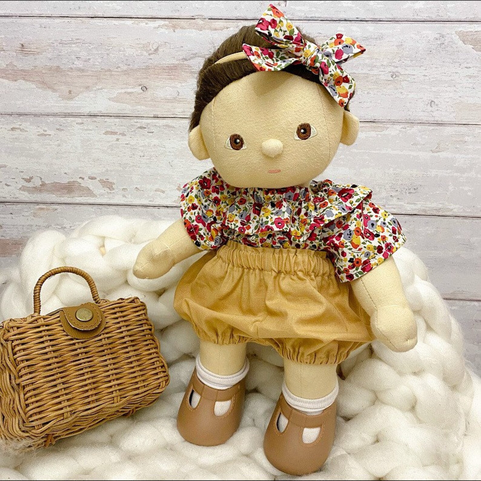 Dinkum Doll Clothes Blouse & Bloomer Set FREE HAIR BOW Etsy Australia