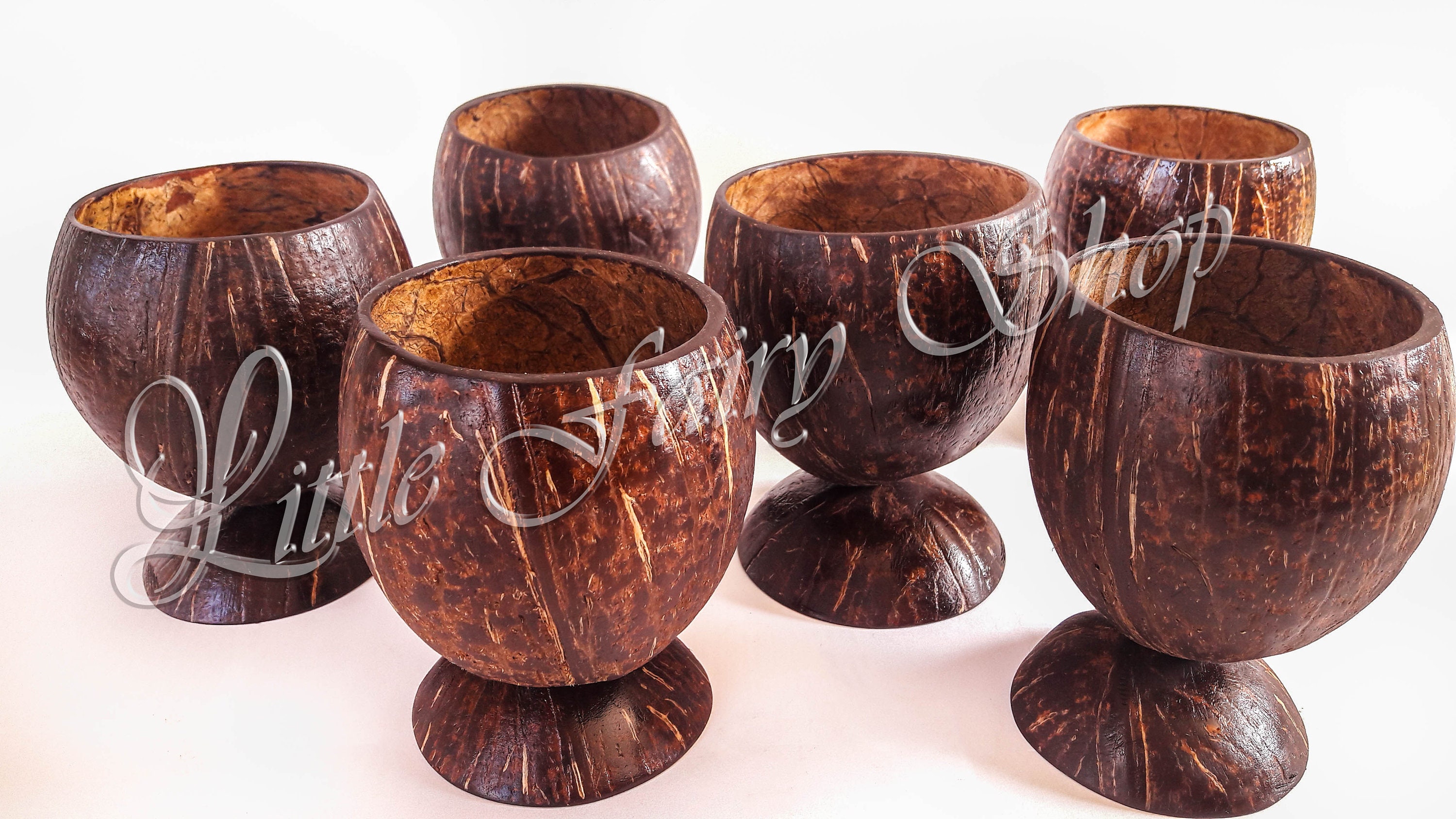 Natural Coconut Cups Etsy
