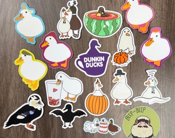 Dunkin Ducks Complete Sticker Collection