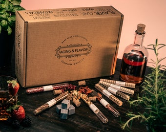 Whisky Geschenk Set - zum Selber machen, Perfekt für zu Hause oder als Geschenk, Whiskey Tasting Geschenkbox - Geschenke do it yourself