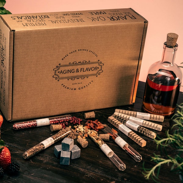 Whisky Geschenk Set - zum Selber machen, Perfekt für zu Hause oder als Geschenk, Whiskey Tasting Geschenkbox - Geschenke do it yourself