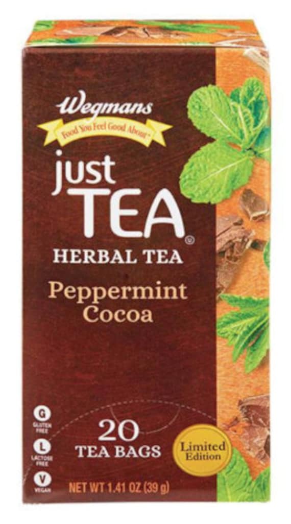 Wegmans Just Tea Peppermint Cocoa Herbal Tea Bags 20 Count Etsy