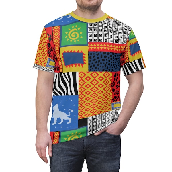 Lion King 90s Pattern Unisex All Over Print Running Costume Shirt