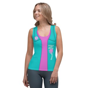 Zenon 21st Century Girl All-Over Running Costume Women&#39;s Sport Tank Top