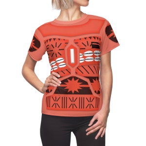 Mando Armor Moana All Over Print Running Costume Shirt