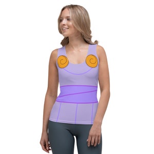 Meg Megara Hercules All-Over Running Costume Women&#39;s Sport Tank Top
