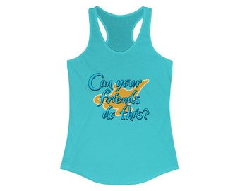 Can Your Friends Do This? Aladdin Genie Women's Ideal Racerback Tank