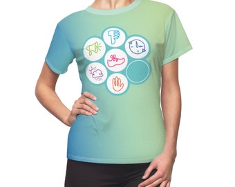 Soul 22 Great Before All-Over Running Costume Women's Sport Tee
