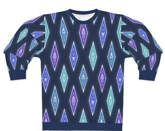 Frozen II 2 Water Earth Wind Fire Spirits Diamonds Unisex Costume Crew Sweatshirt Sweater