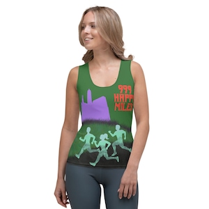 Haunted Mansion Attraction Poster All-Over Running Costume Women&#39;s Sport Tank Top