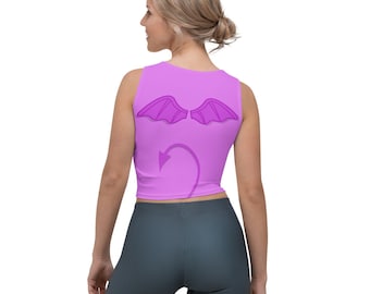Pain Hercules Villain Sidekick All-Over Running Costume Women's Sport Crop Top
