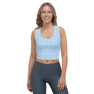 Cinderella Ball Gown All-Over Running Costume Women&#39;s Sport Crop Top