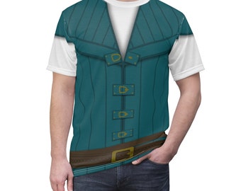 Flynn Rider Rapunzel Tangled Unisex All Over Print Running Costume Shirt