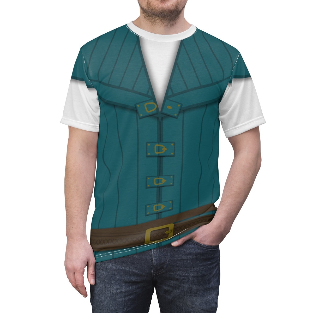 Flynn Rider Rapunzel Tangled Unisex All Over Print Running Costume 3D Shirt