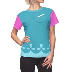 Poppy Trolls World Tour All-Over Running Costume Women&#39;s Sport Tee
