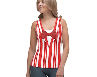 Dapper Dan Red Quartet Singer All-Over Running Costume Women’s Sport Tank Top