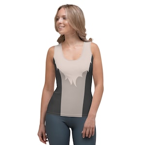 Lucifer Cat Villain Cinderella All-Over Running Costume Women&#39;s Sport Tank Top