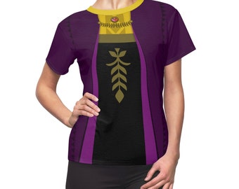 Anna Frozen II 2 Traveling All-Over Running Costume Women's Sport Tee
