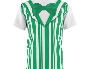 Dapper Dan Green Quartet Singer All-over Running Costume Sport T-shirt