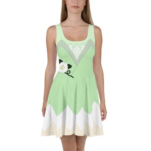 Tiana Princess and the Frog All-Over Park Costume Women&#39;s Skater Dress