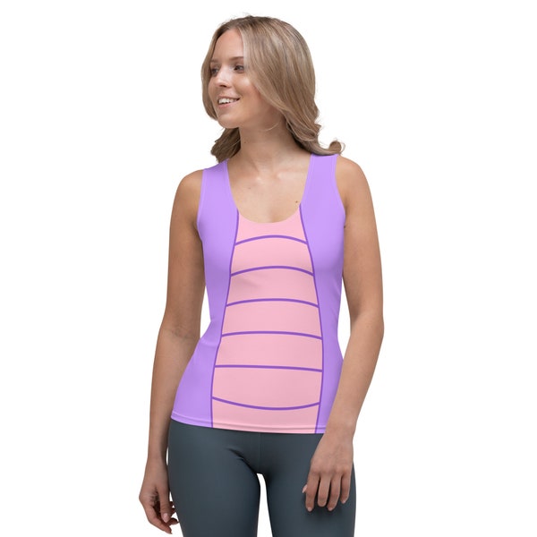 Figment Journey Into Imagination Epcot Center All-Over Running Costume Women's Sport Tank Top