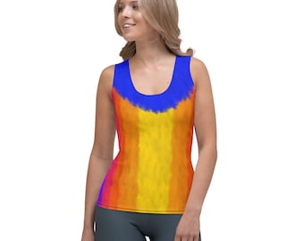 Kevin UP Rainbow Bird All-Over Running Costume Women's Sport Tank Top